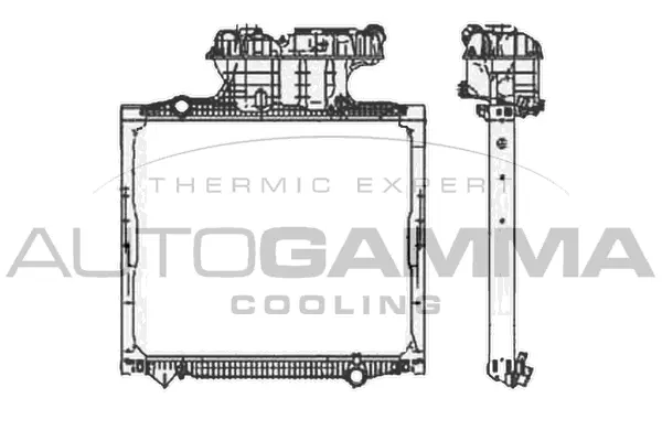 Radiator, engine cooling (404444)