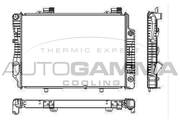 Radiator, engine cooling (101317)