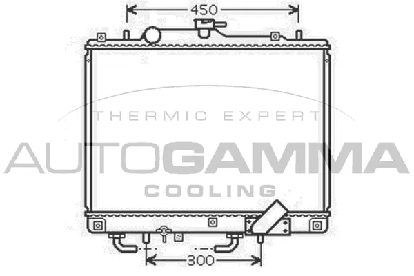Radiator, engine cooling (104688)