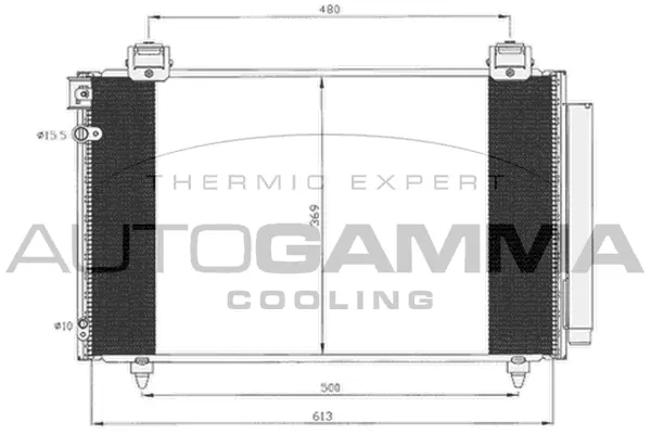 Condenser, air conditioning (105033)