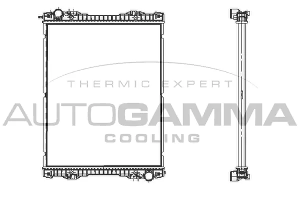 Radiator, engine cooling (404848)