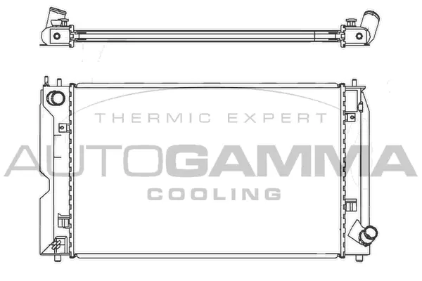 Radiator, engine cooling (105059)