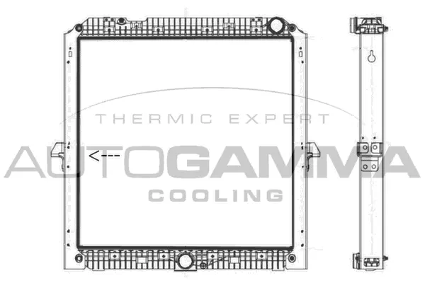 Radiator, engine cooling (405524)
