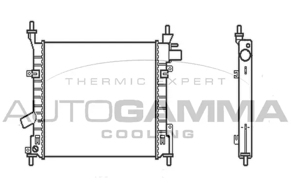Radiator, engine cooling (103919)