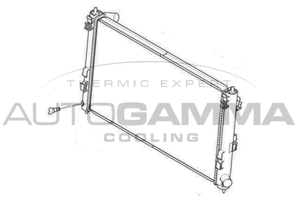 Radiator, engine cooling (105174)