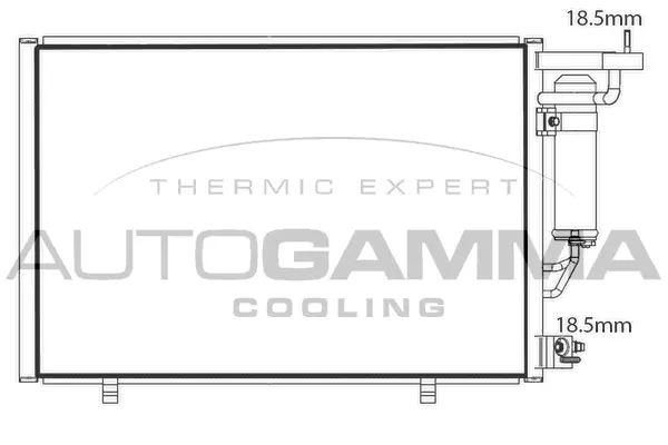 Condenser, air conditioning (107902)