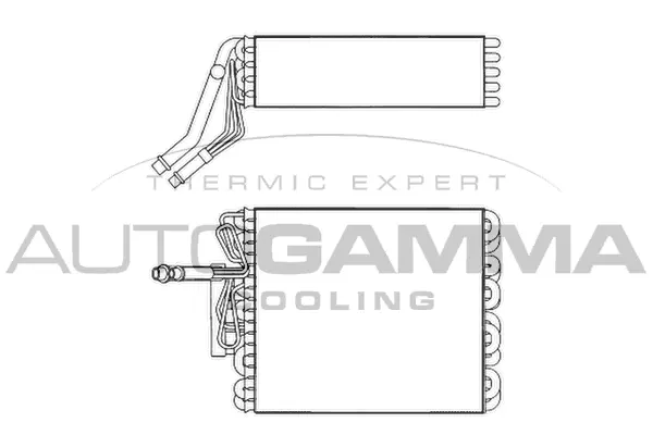 Evaporator, air conditioning (112062)