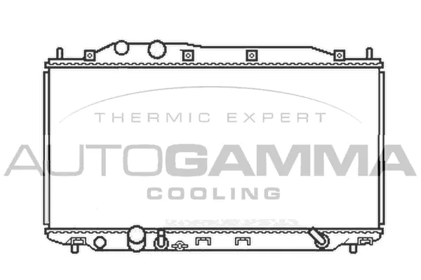 Radiator, engine cooling (105125)