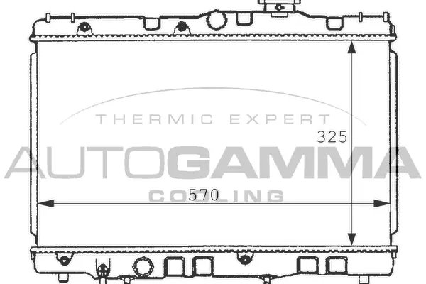 Radiator, engine cooling (100997)