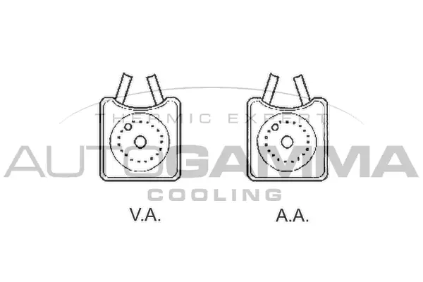 Oil Cooler, engine oil (102486)