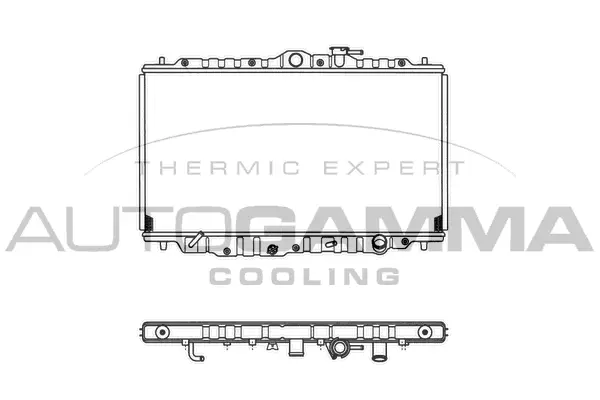 Radiator, engine cooling (101440)