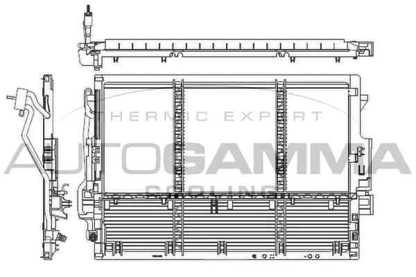 Condenser, air conditioning (107355)