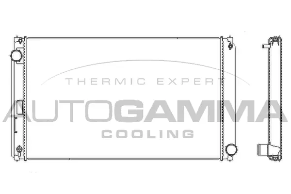 Radiator, engine cooling (107792)