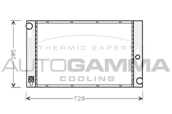 Radiator, engine cooling (103395)