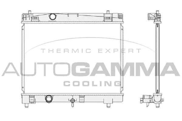 Radiator, engine cooling (104622)
