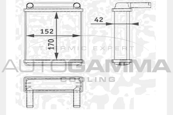 Heat Exchanger, interior heating (104584)