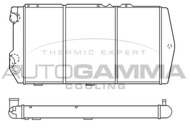 Radiator, engine cooling (100054)