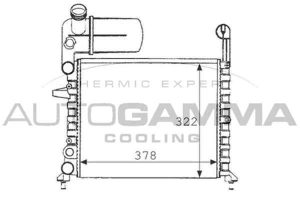 Radiator, engine cooling (101194)