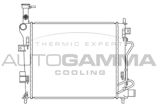 Radiator, engine cooling (105844)
