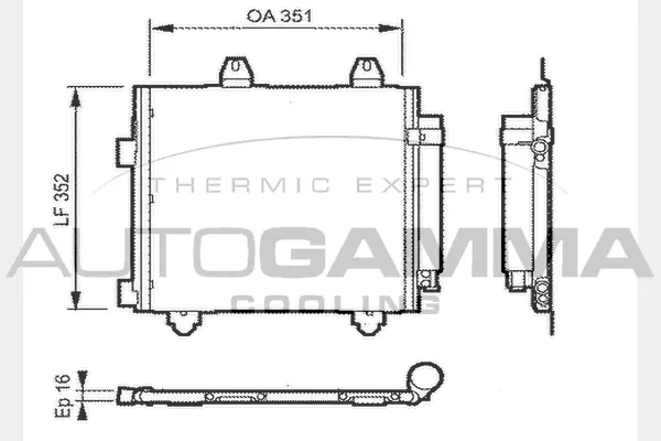 Condenser, air conditioning (104452)