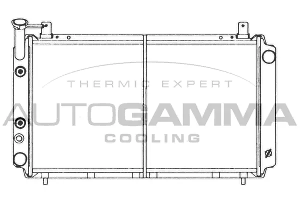 Radiator, engine cooling (100640)