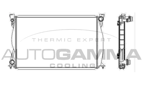 Radiator, engine cooling (104029)