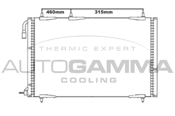 Condenser, air conditioning (105589)