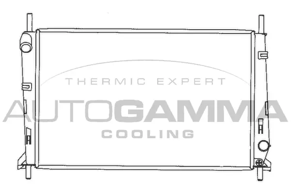 Radiator, engine cooling (100370)
