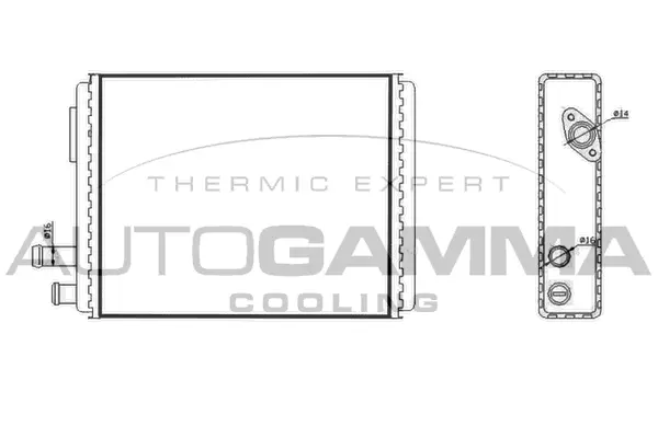 Heat Exchanger, interior heating (300990)