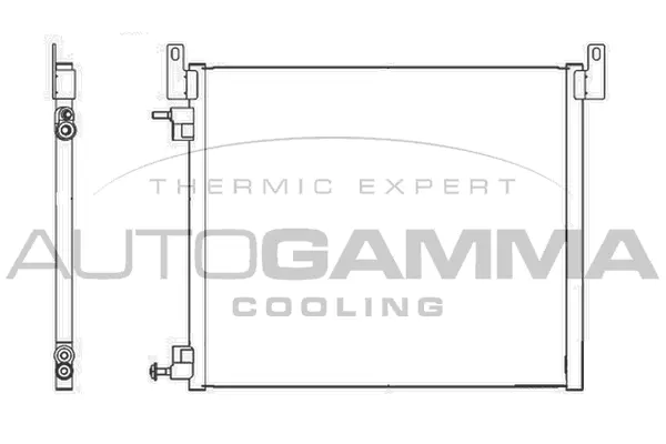 Condenser, air conditioning (105508)