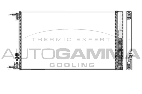 Condenser, air conditioning (105507)