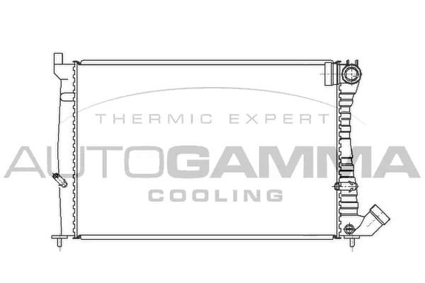 Radiator, engine cooling (101344)