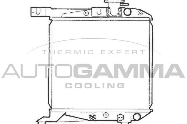 Radiator, engine cooling (100412)
