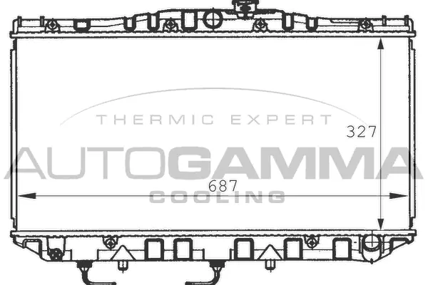 Radiator, engine cooling (100989)