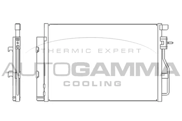 Condenser, air conditioning (105976)