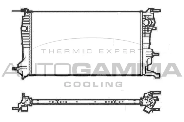 Radiator, engine cooling (105218)