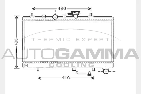 Radiator, engine cooling (104276)