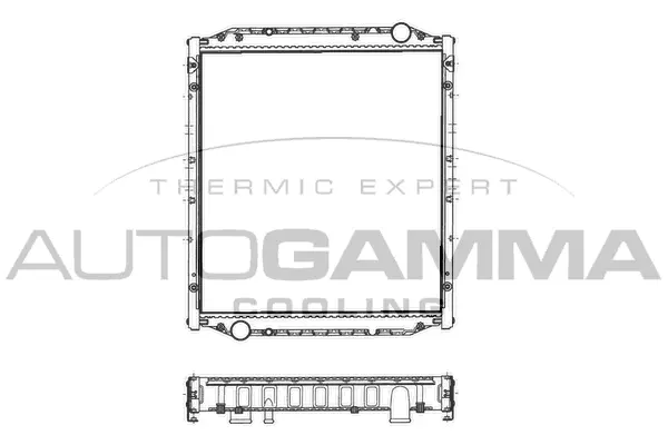 Radiator, engine cooling (400706)