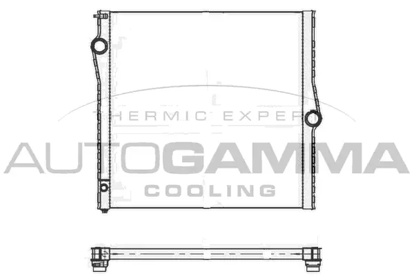 Radiator, engine cooling (107134)