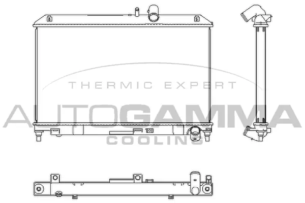 Radiator, engine cooling (107348)