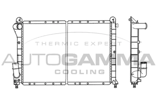 Radiator, engine cooling (100269)