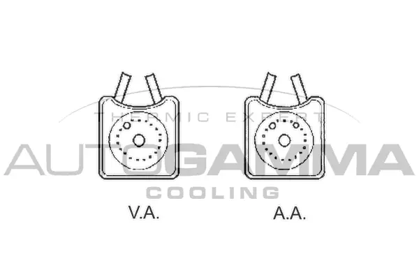 Oil Cooler, engine oil (102490)