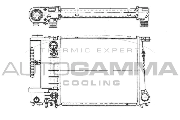 Radiator, engine cooling (102030)