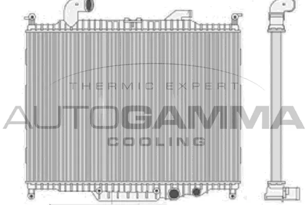 Radiator, engine cooling (107991)