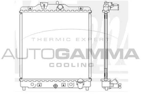 Radiator, engine cooling (102909)