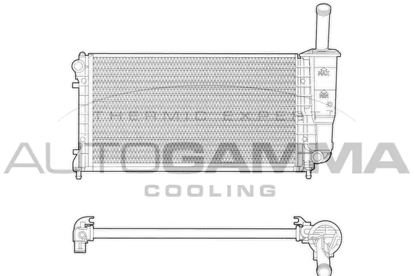Radiator, engine cooling (103359)