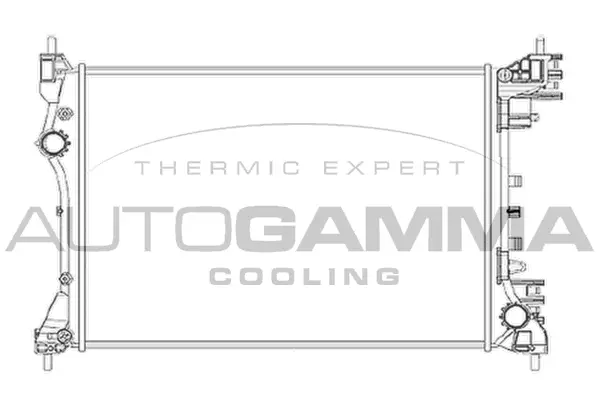 Radiator, engine cooling (105365)