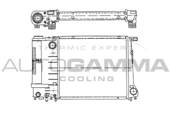 Radiator, engine cooling (102896)