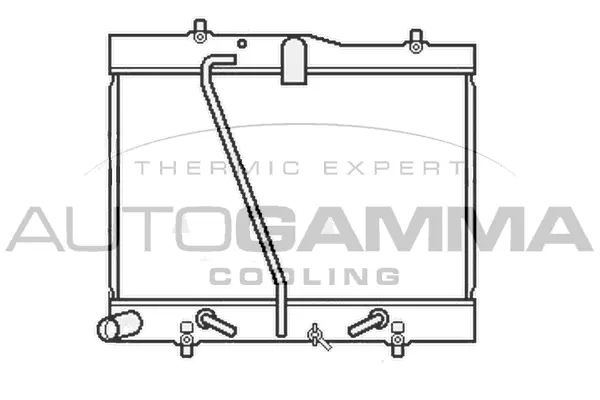 Radiator, engine cooling (107060)