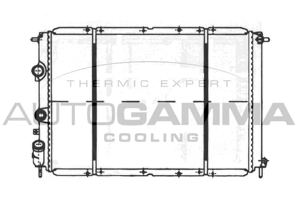 Radiator, engine cooling (100905)